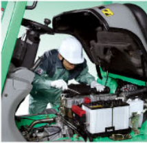 Industrial vehicle maintenance