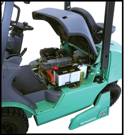 Industrial vehicle maintenance