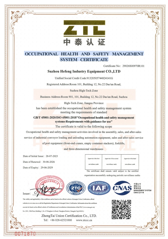 Business Health and Safety Management System Certification